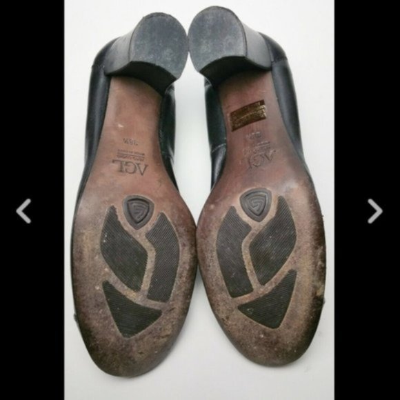 SOLD AGL Patent Leather Cap Toe Size 38.5 8.5 7.5 - Picture 8 of 8